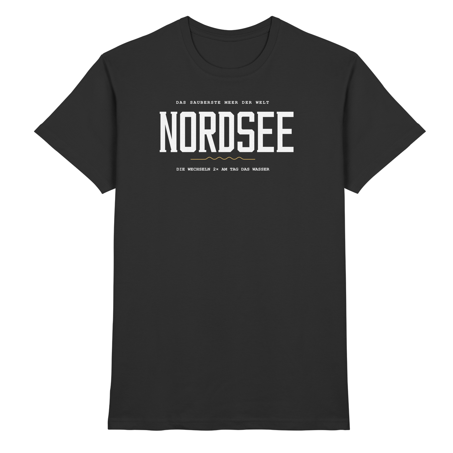 Nordsee – Herren T-Shirt mit Ebbe-und-Flut-Spruch