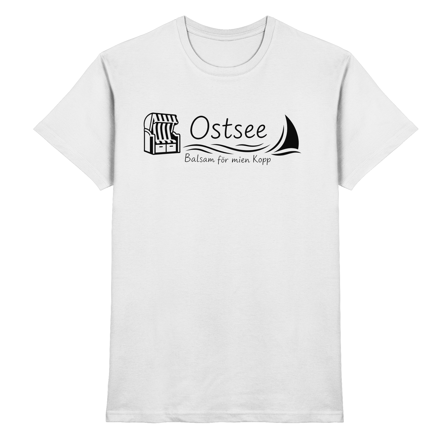 Ostsee – Balsam för mien Kopp - T-Shirt aus 100% Baumwolle