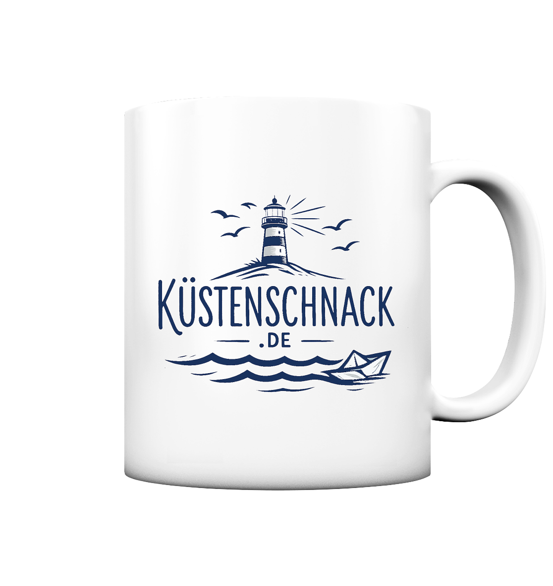 Kaffee mit Küstenblick – Küstenschnack Kaffeebecher