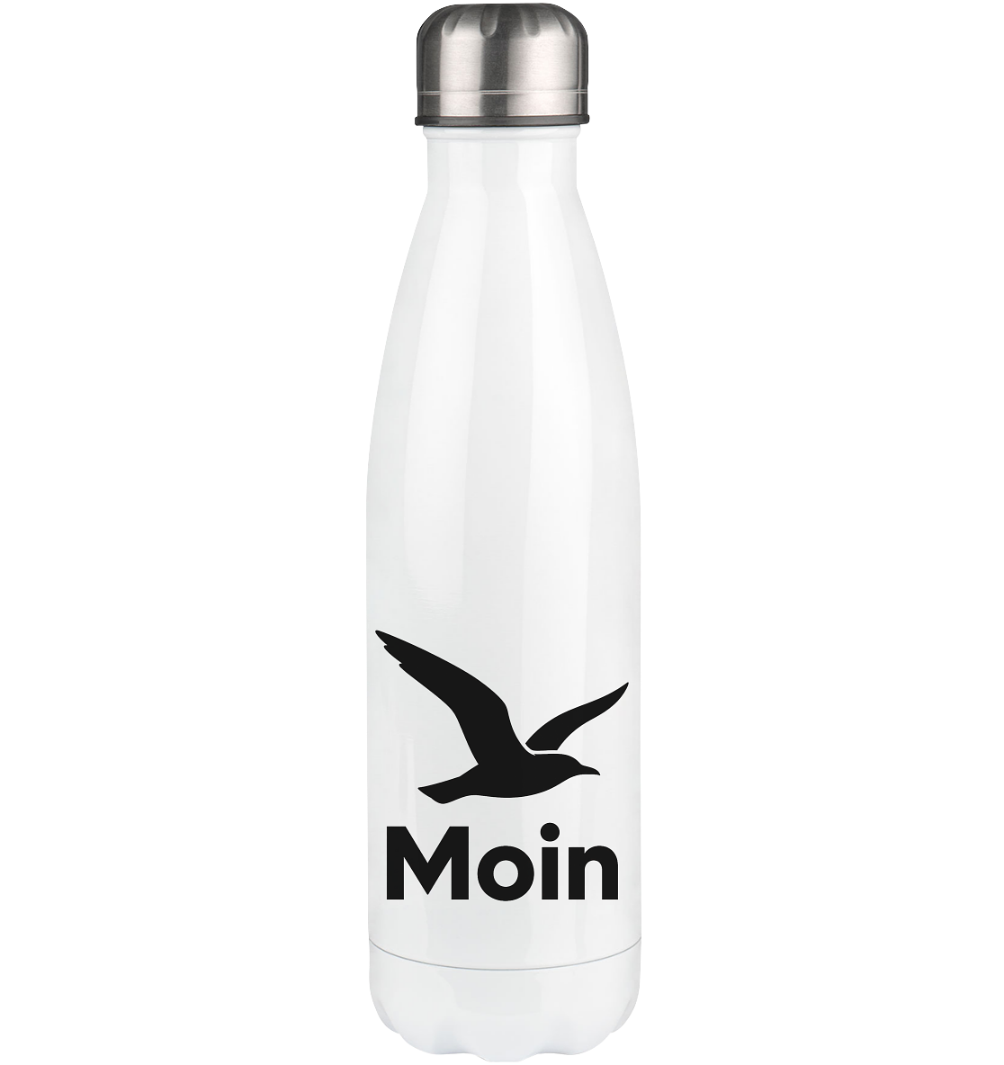 Moin Thermoflasche mit Möwenmotiv - ca. 500ml