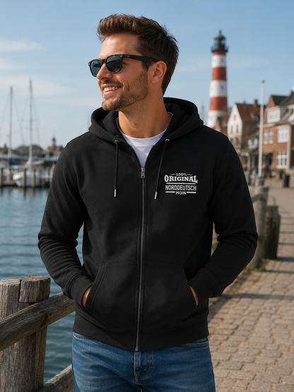 100% Original Norddeutsch – Zipper mit Reißverschluss für Küstenfans