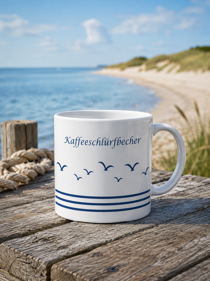 Kaffeeschlürfbecher - Der Pott für den ersten Schluck am Morgen