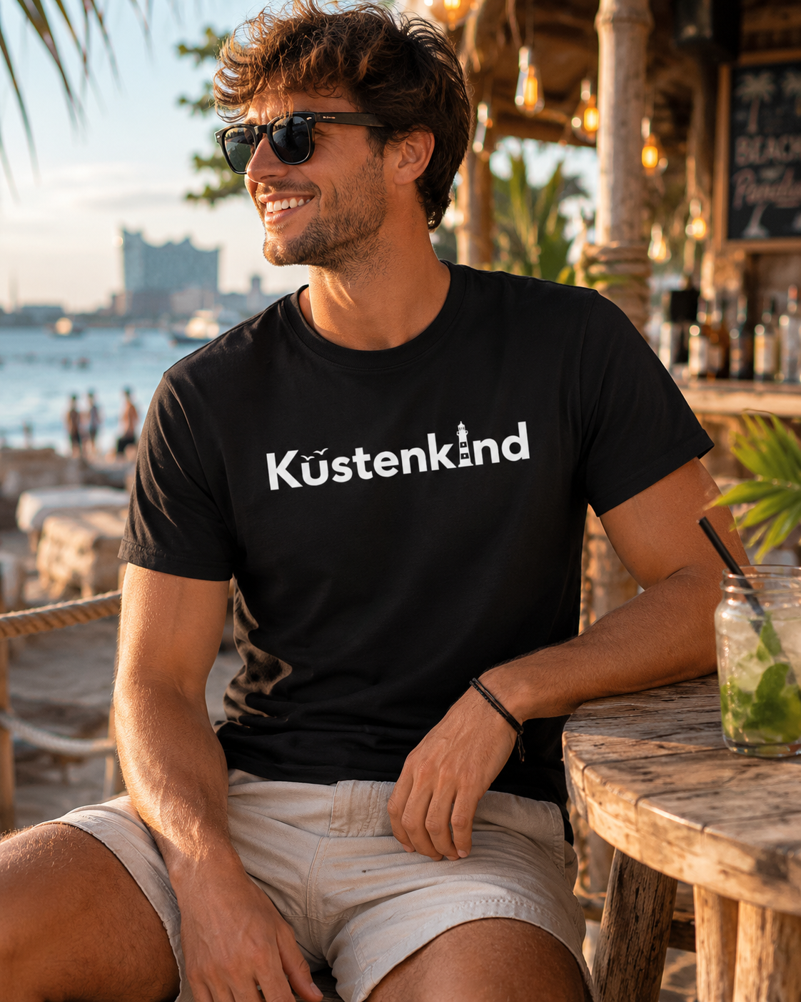 Küstenkind T-Shirt aus Baumwolle - zeig woher Du kommst