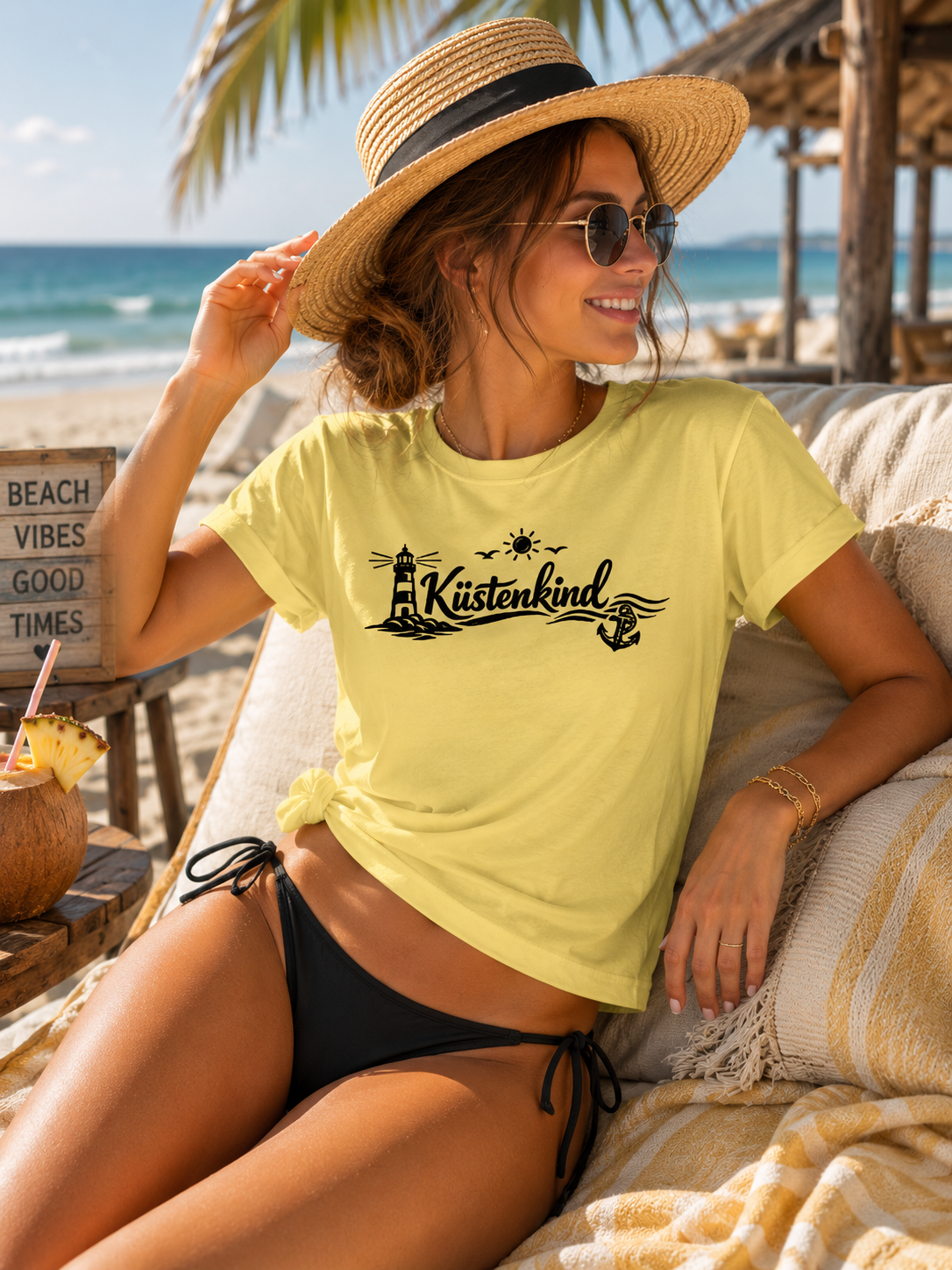 Maritimes Küstenkind T-Shirt - zeitloses Küstendesign