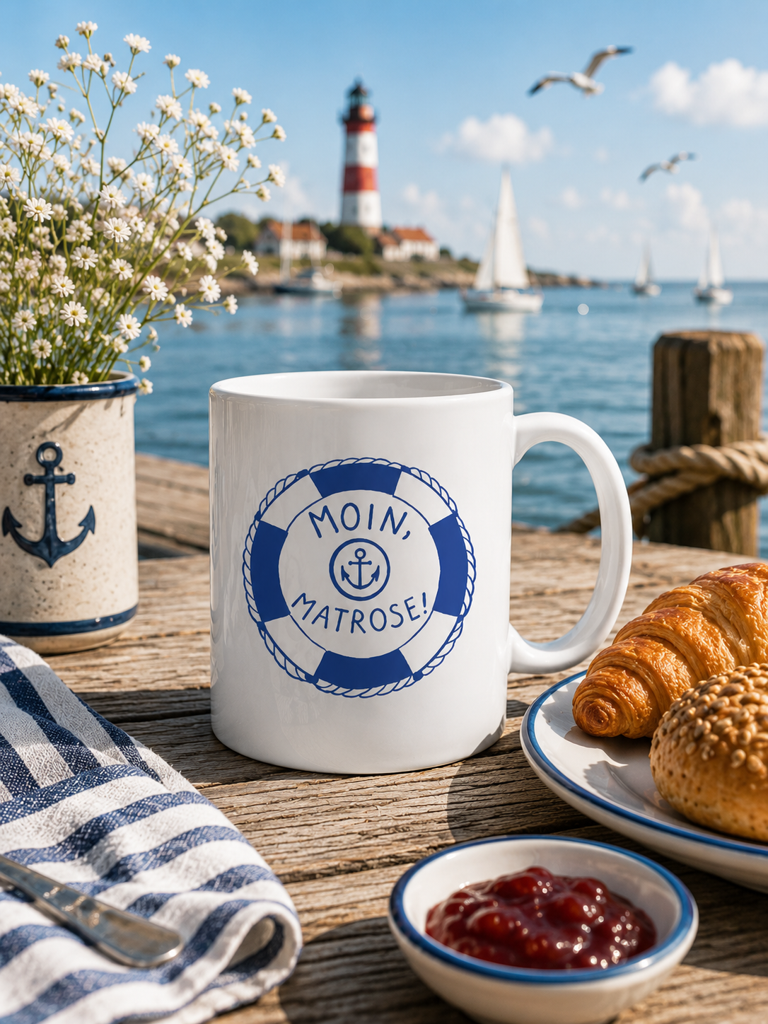 „Moin Matrose“ – Deine maritime Tasse für den Hafenkaffee