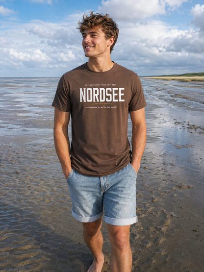 Nordsee – Herren T-Shirt mit Ebbe-und-Flut-Spruch