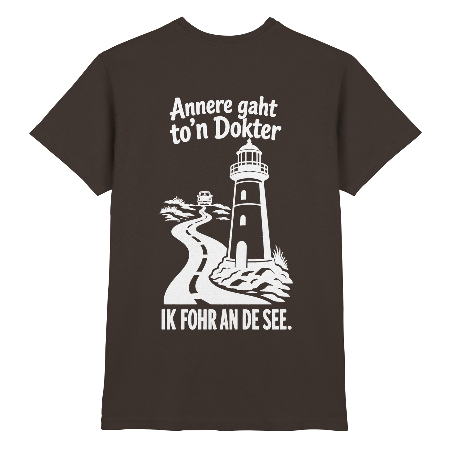 Annere gaht to’n Dokter - tolles Unisex T-Shirt mit Printmotiv
