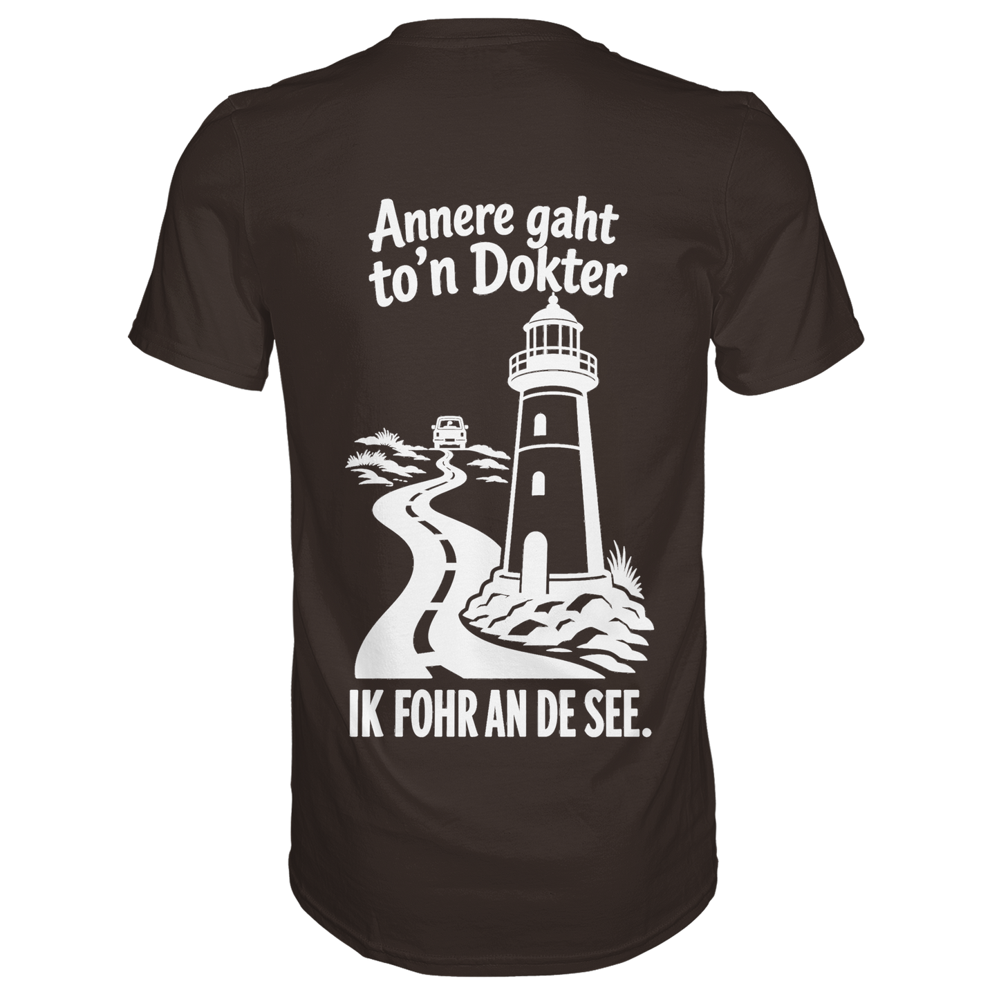 Annere gaht to’n Dokter - tolles Unisex T-Shirt mit Printmotiv