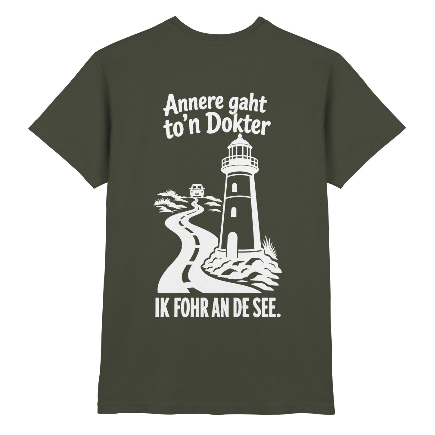 Annere gaht to’n Dokter - tolles Unisex T-Shirt mit Printmotiv