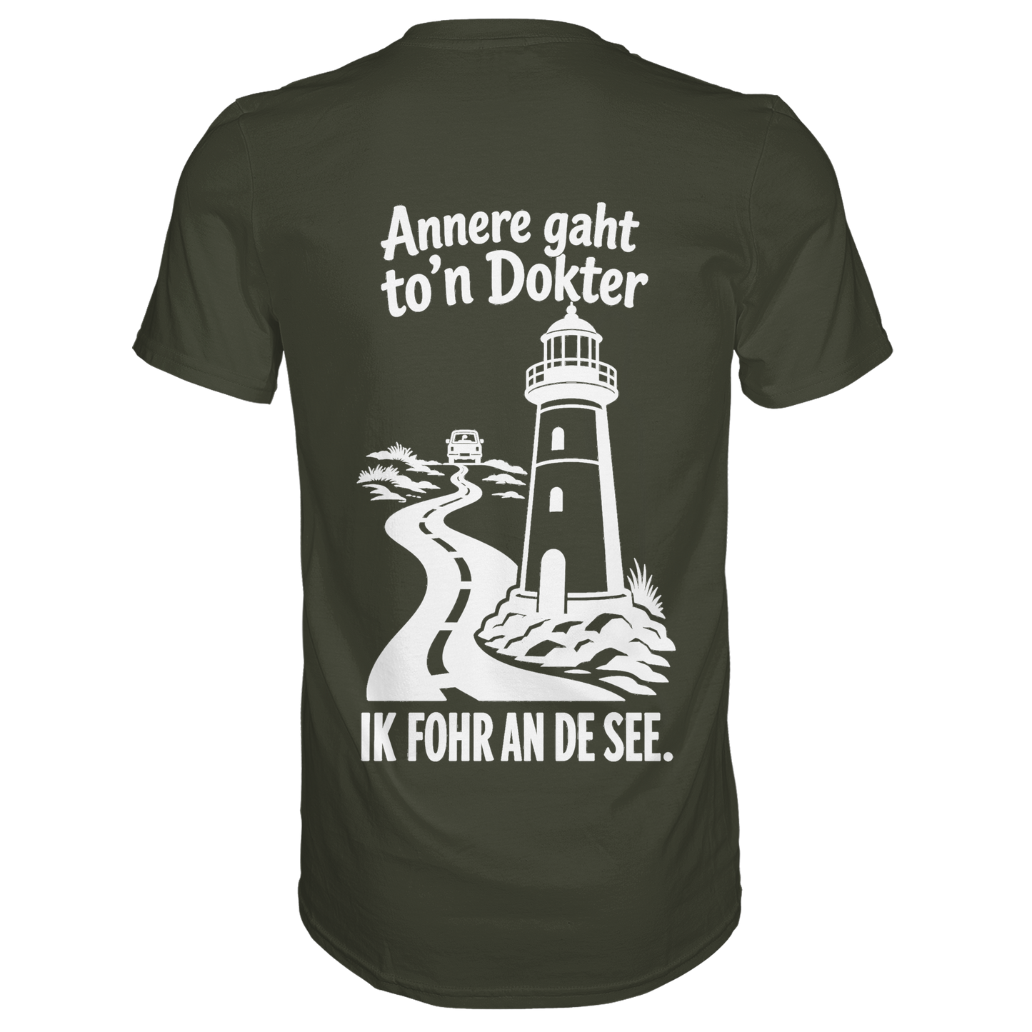 Annere gaht to’n Dokter - tolles Unisex T-Shirt mit Printmotiv