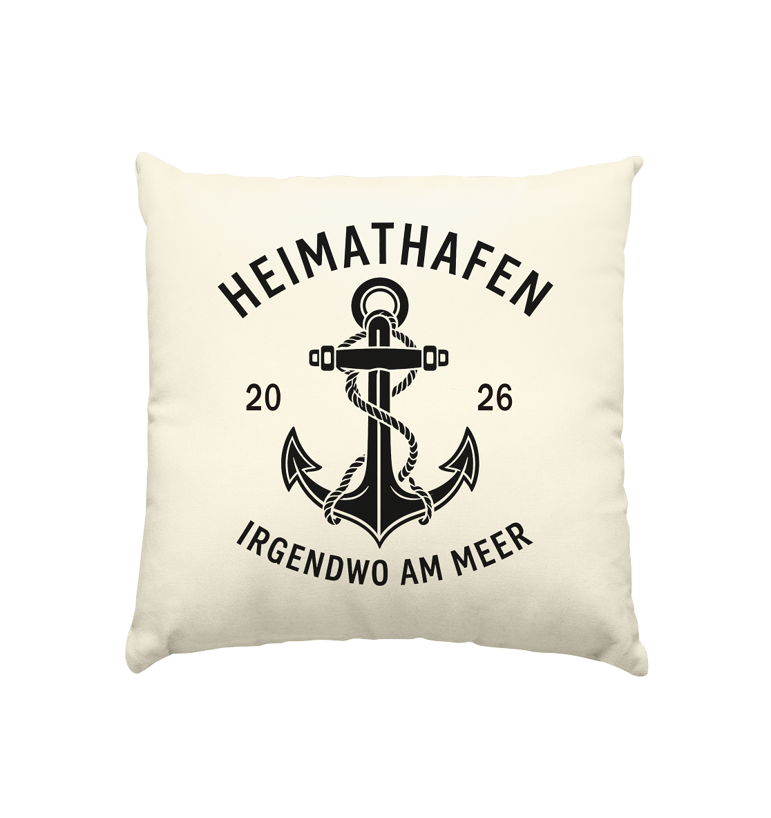 Dekokissen Heimathafen – Für alle, die das Meer im Herzen tragen