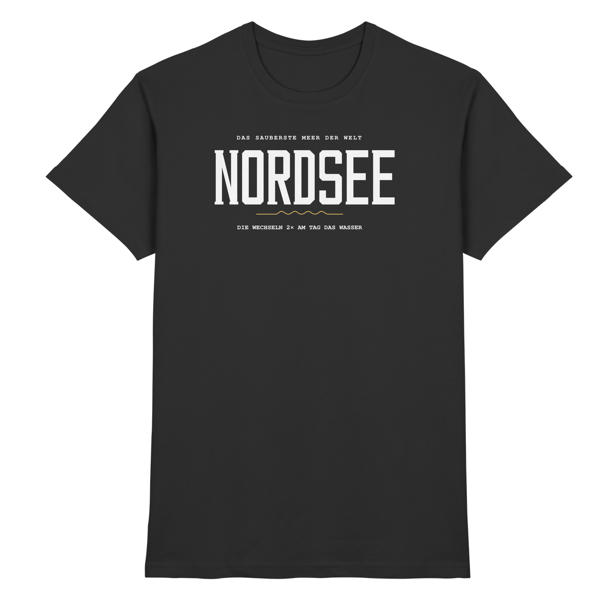 Nordsee – Herren T-Shirt mit Ebbe-und-Flut-Spruch