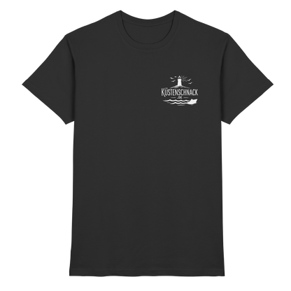 Echtes Küstenkind – Küstenschnack Shirt mit Brustlogo und Rückenprint