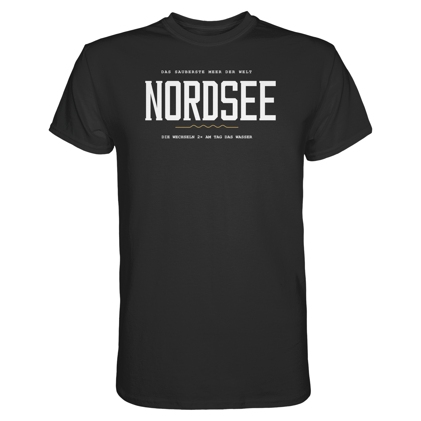 Nordsee – Herren T-Shirt mit Ebbe-und-Flut-Spruch