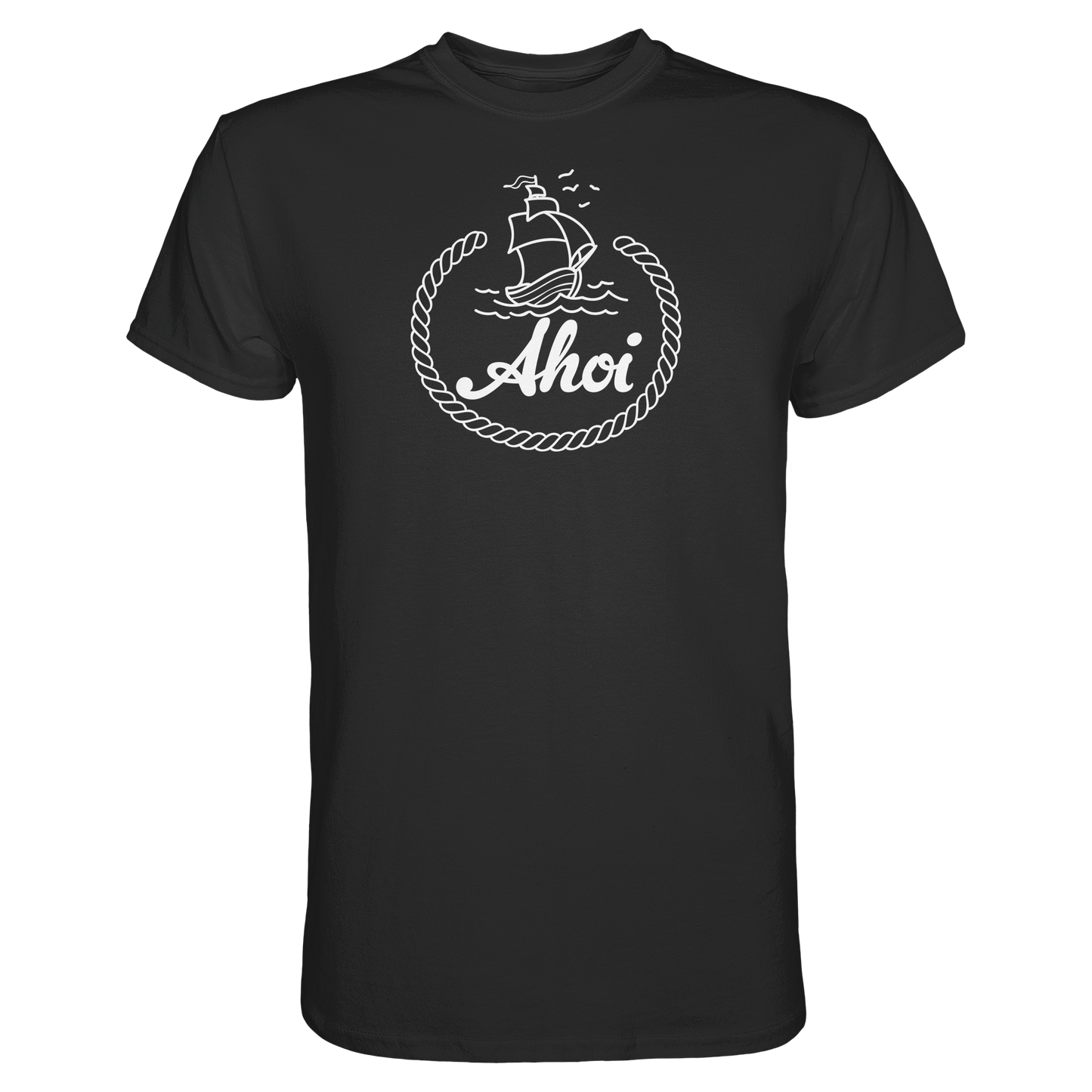 Ahoi - T-Shirt aus Baumwolle für Kapitäne & Küstenkinder