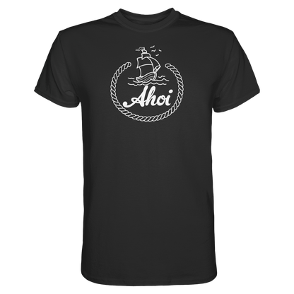 Ahoi - T-Shirt aus Baumwolle für Kapitäne & Küstenkinder