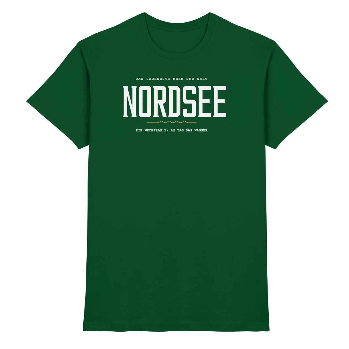 Nordsee – Herren T-Shirt mit Ebbe-und-Flut-Spruch