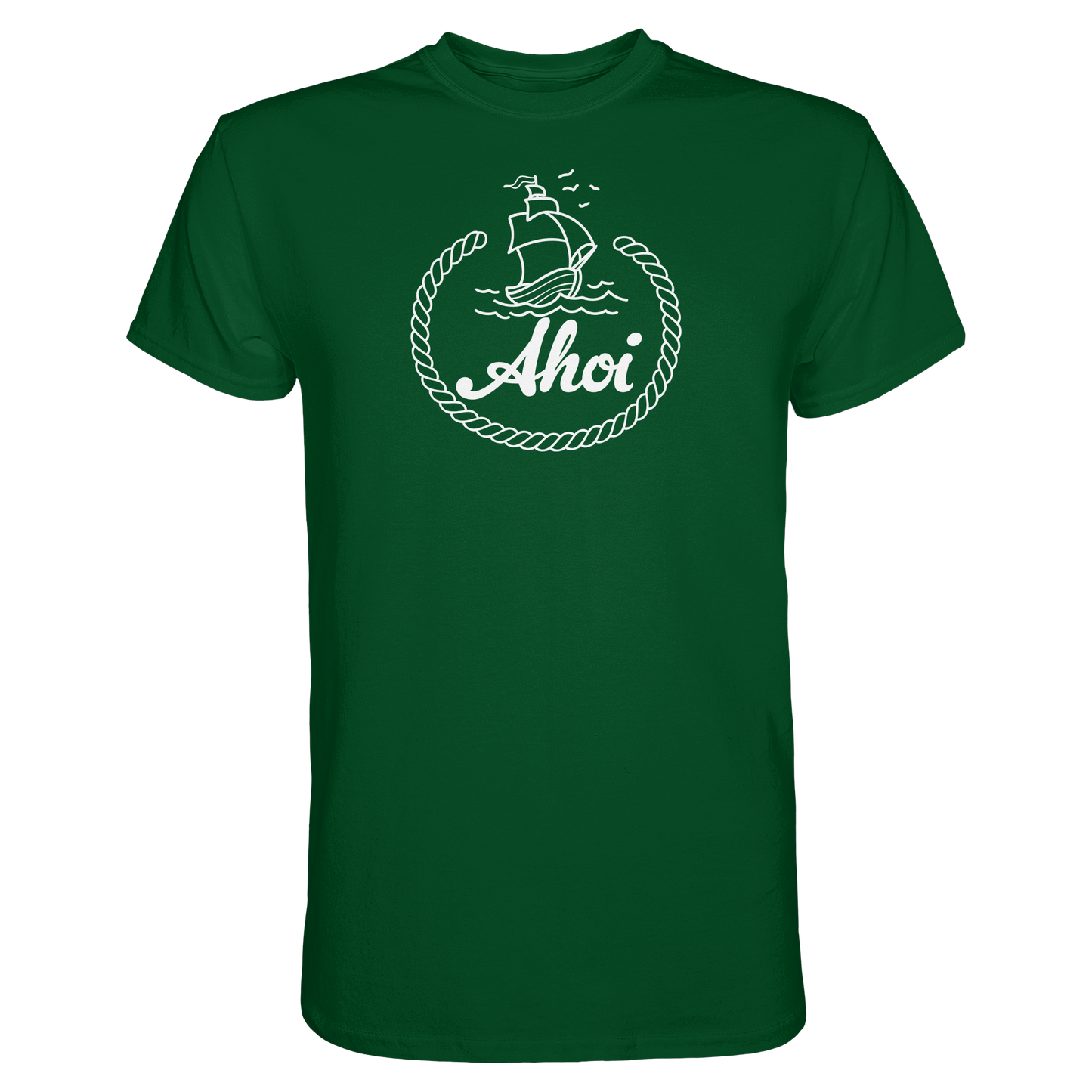 Ahoi - T-Shirt aus Baumwolle für Kapitäne & Küstenkinder