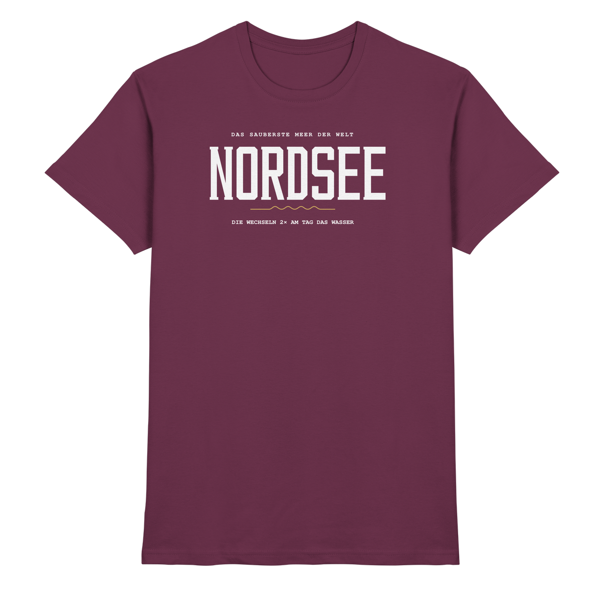 Nordsee – Herren T-Shirt mit Ebbe-und-Flut-Spruch