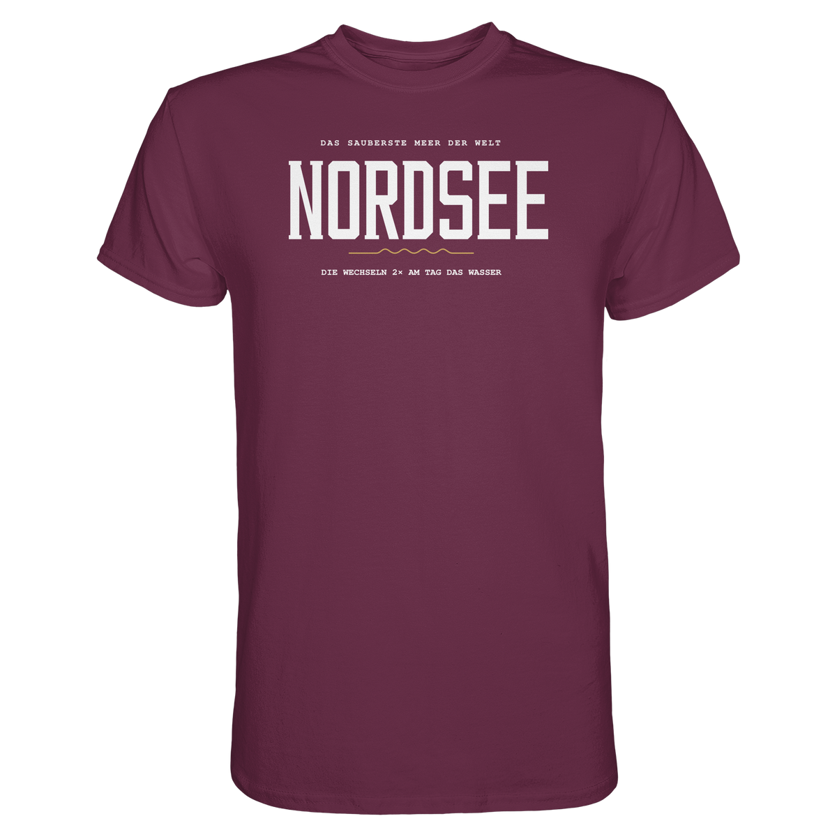 Nordsee – Herren T-Shirt mit Ebbe-und-Flut-Spruch