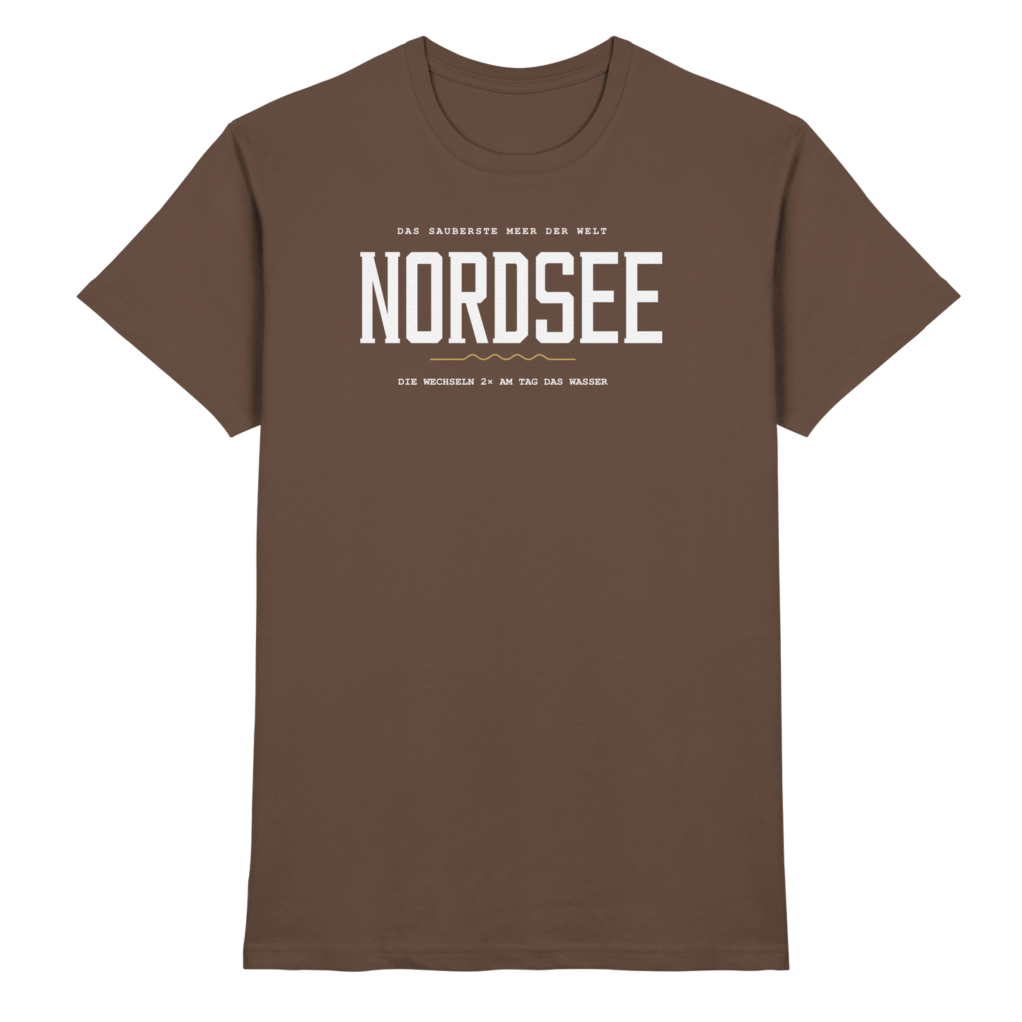 Nordsee – Herren T-Shirt mit Ebbe-und-Flut-Spruch