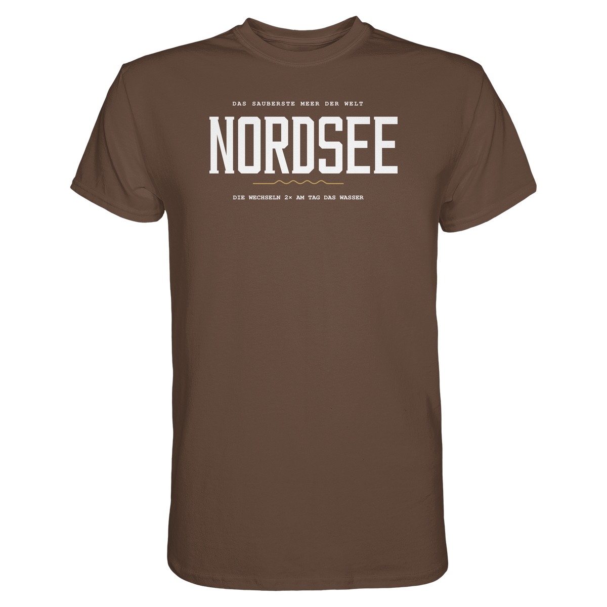 Nordsee – Herren T-Shirt mit Ebbe-und-Flut-Spruch