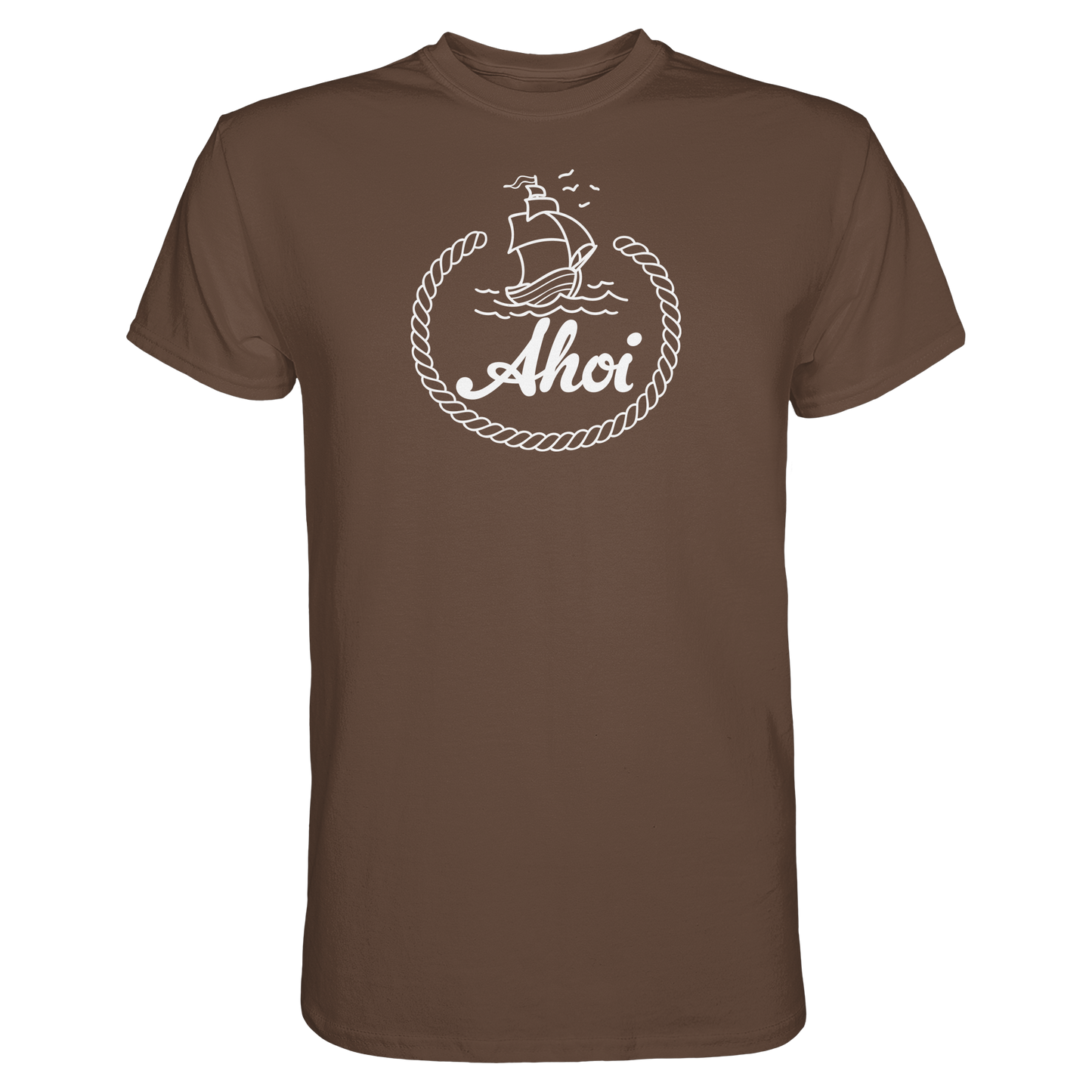 Ahoi - T-Shirt aus Baumwolle für Kapitäne & Küstenkinder