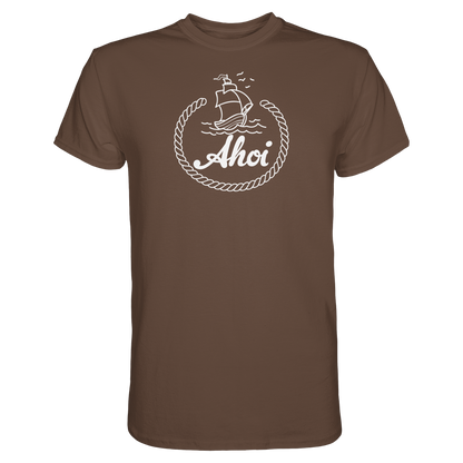 Ahoi - T-Shirt aus Baumwolle für Kapitäne & Küstenkinder
