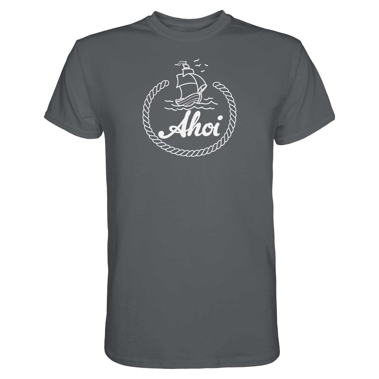 Ahoi - T-Shirt aus Baumwolle für Kapitäne & Küstenkinder