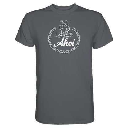 Ahoi - T-Shirt aus Baumwolle für Kapitäne & Küstenkinder