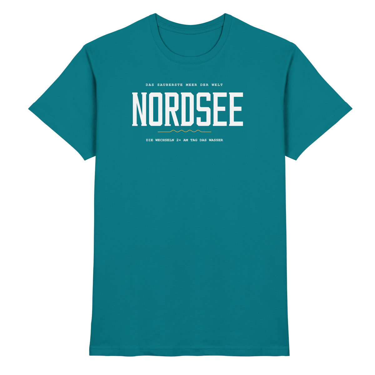 Nordsee – Herren T-Shirt mit Ebbe-und-Flut-Spruch