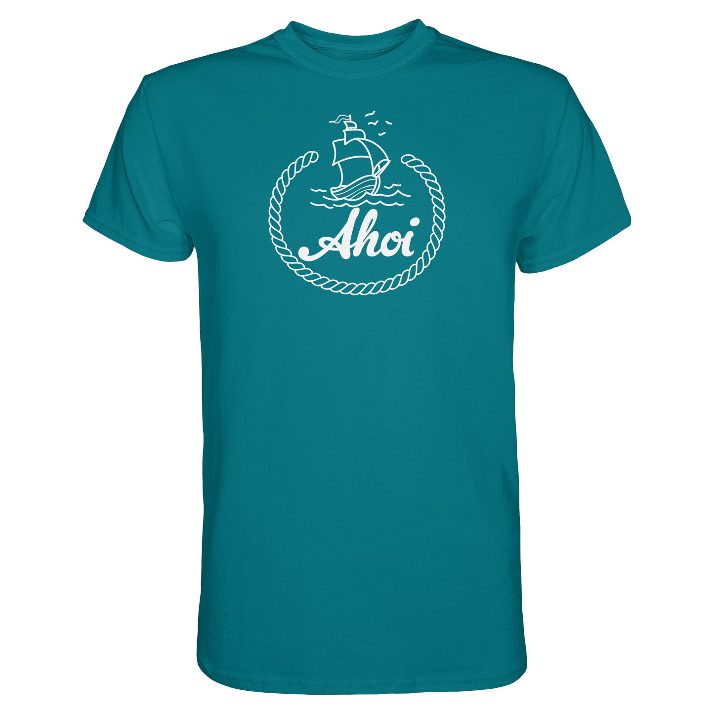 Ahoi - T-Shirt aus Baumwolle für Kapitäne & Küstenkinder