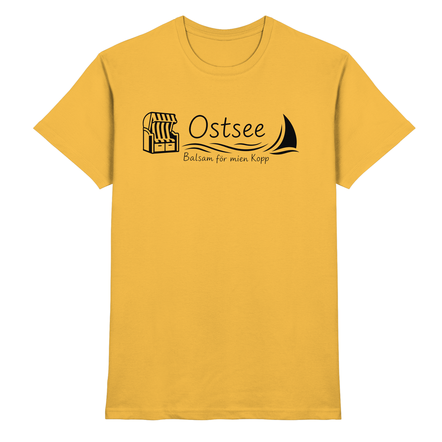 Ostsee – Balsam för mien Kopp - T-Shirt aus 100% Baumwolle
