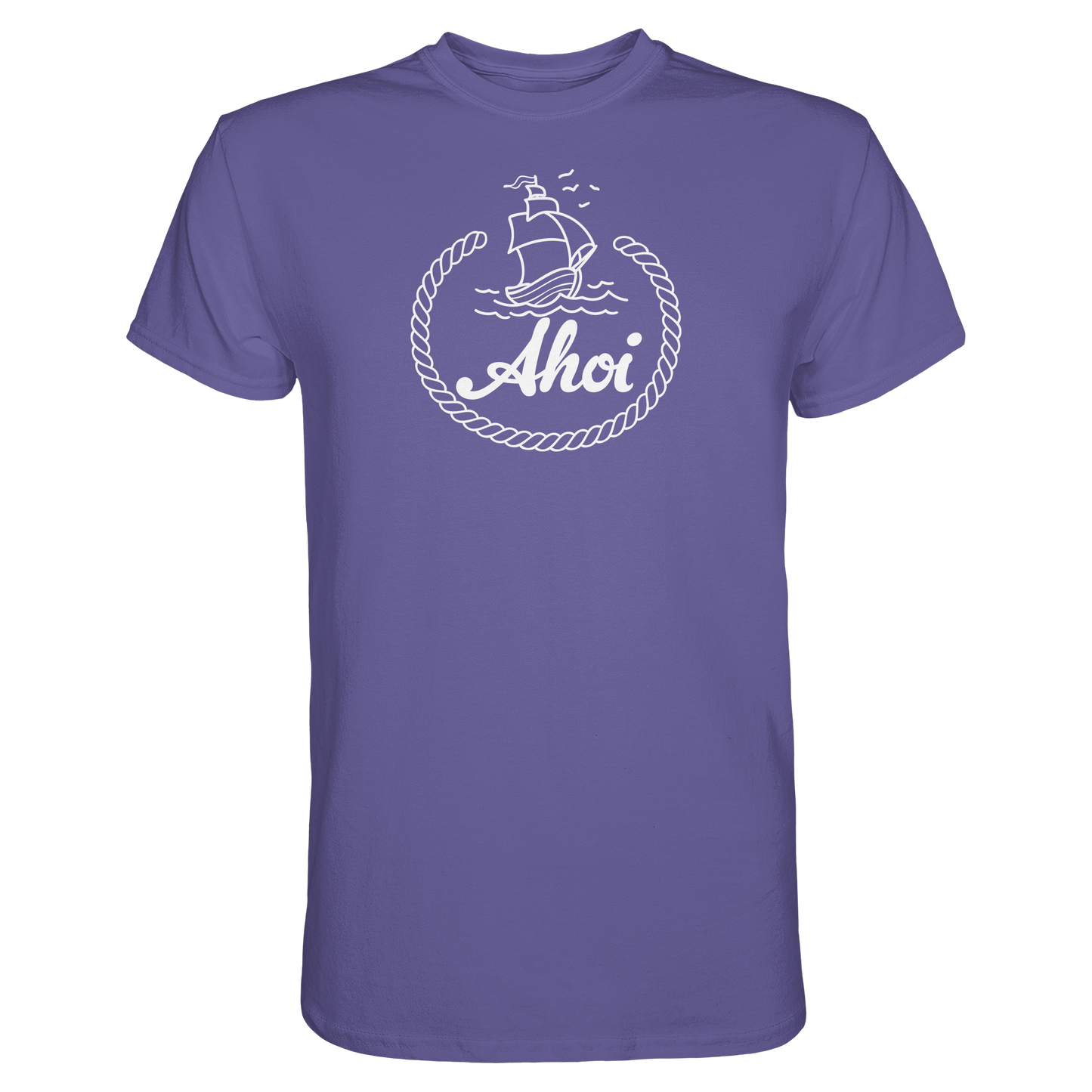 Ahoi - T-Shirt aus Baumwolle für Kapitäne & Küstenkinder