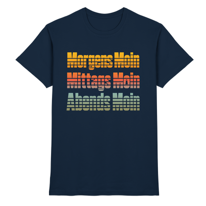 Moin geht immer – Norddeutsches Statement-Shirt mit Retro-Charakter