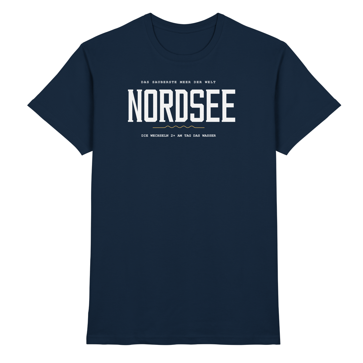 Nordsee – Herren T-Shirt mit Ebbe-und-Flut-Spruch