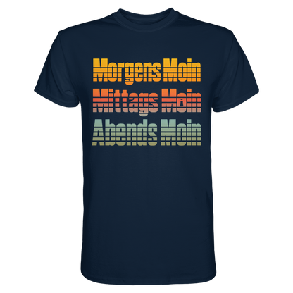 Moin geht immer – Norddeutsches Statement-Shirt mit Retro-Charakter