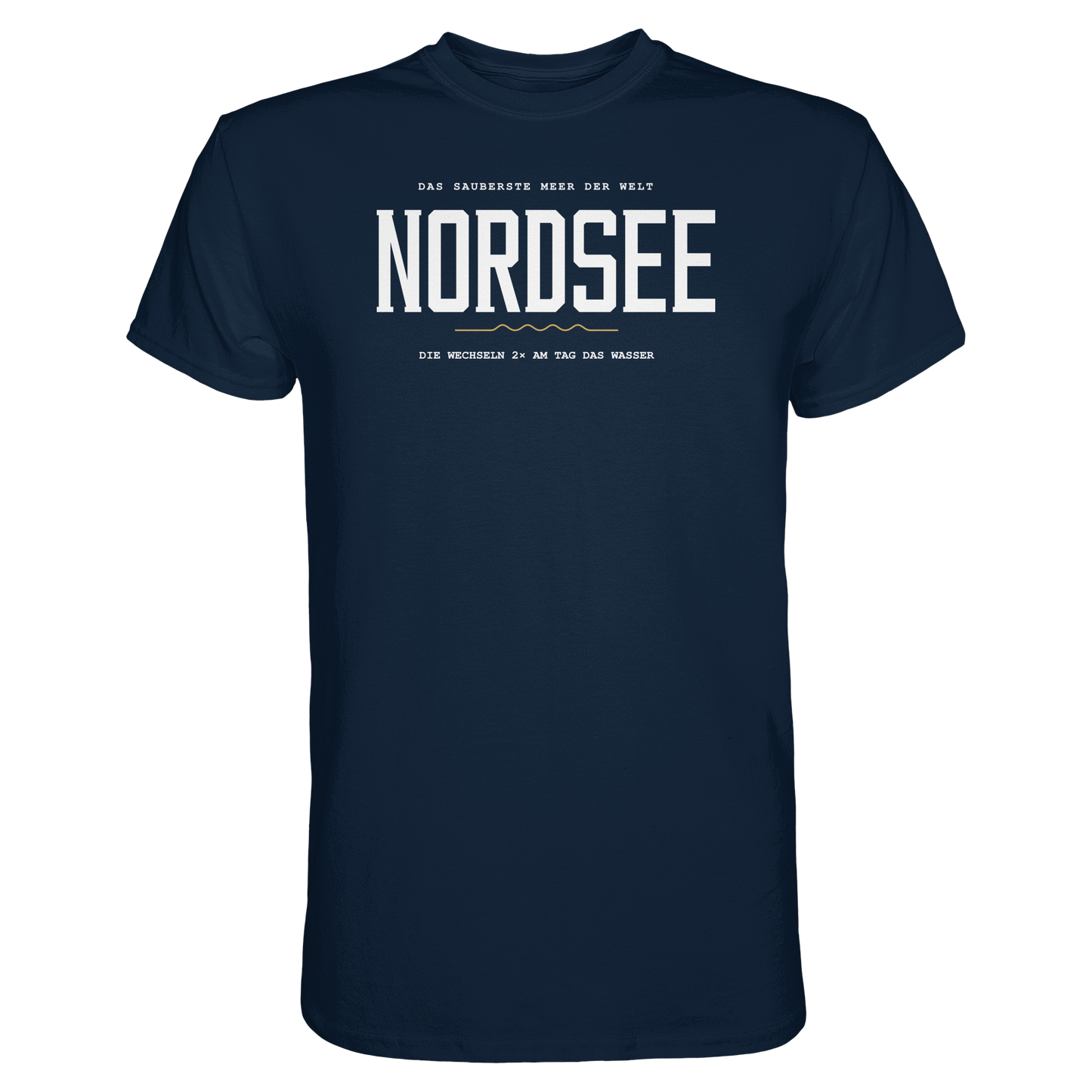 Nordsee – Herren T-Shirt mit Ebbe-und-Flut-Spruch