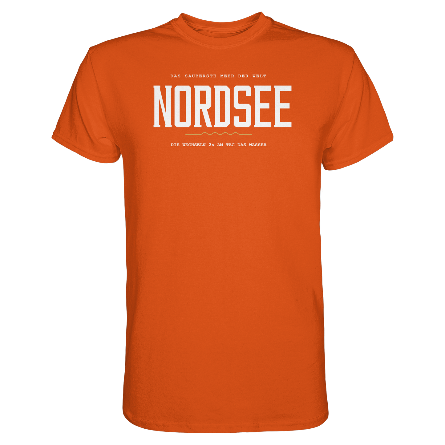 Nordsee – Herren T-Shirt mit Ebbe-und-Flut-Spruch