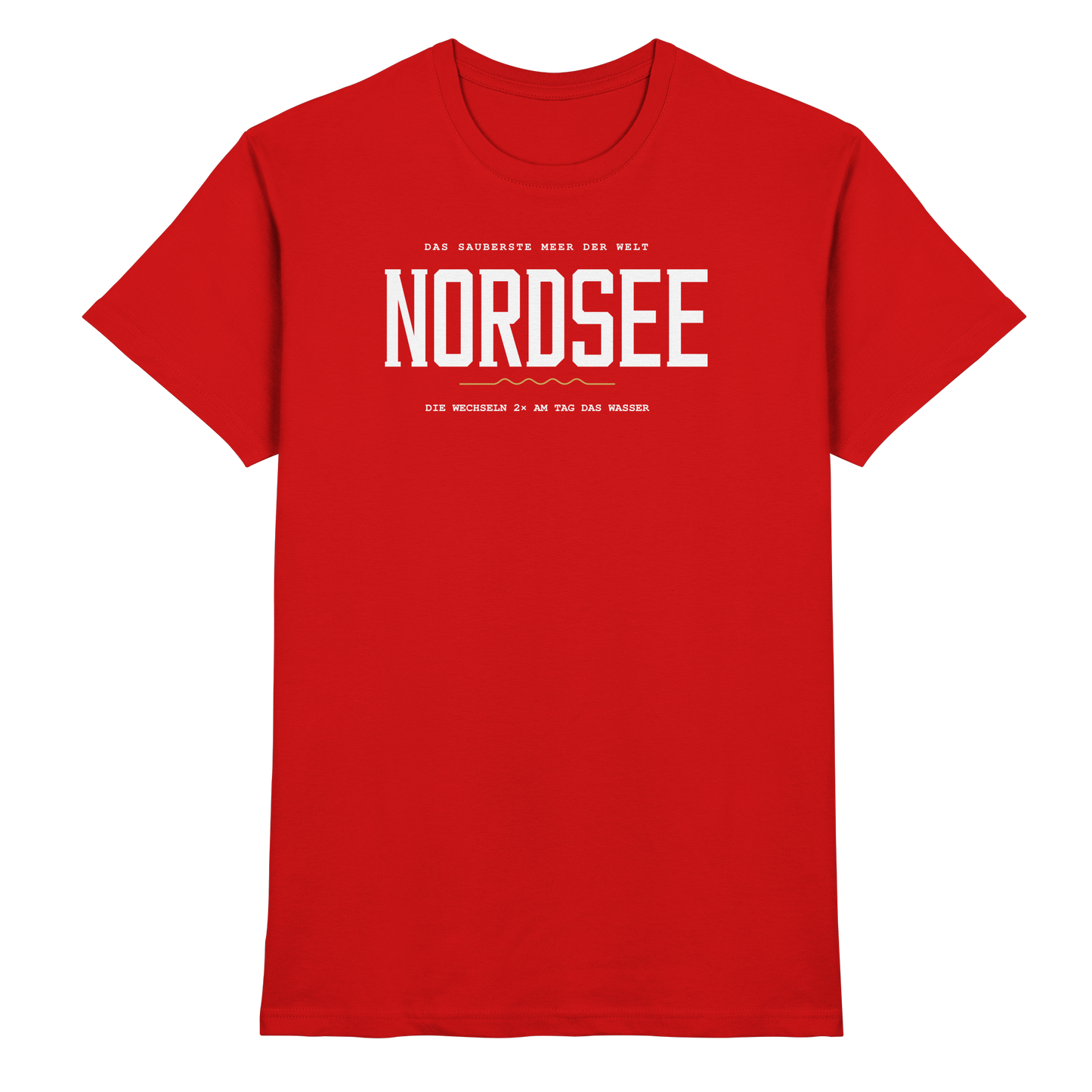 Nordsee – Herren T-Shirt mit Ebbe-und-Flut-Spruch