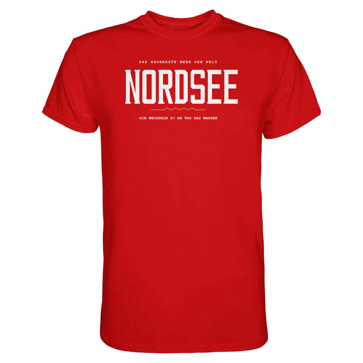 Nordsee – Herren T-Shirt mit Ebbe-und-Flut-Spruch