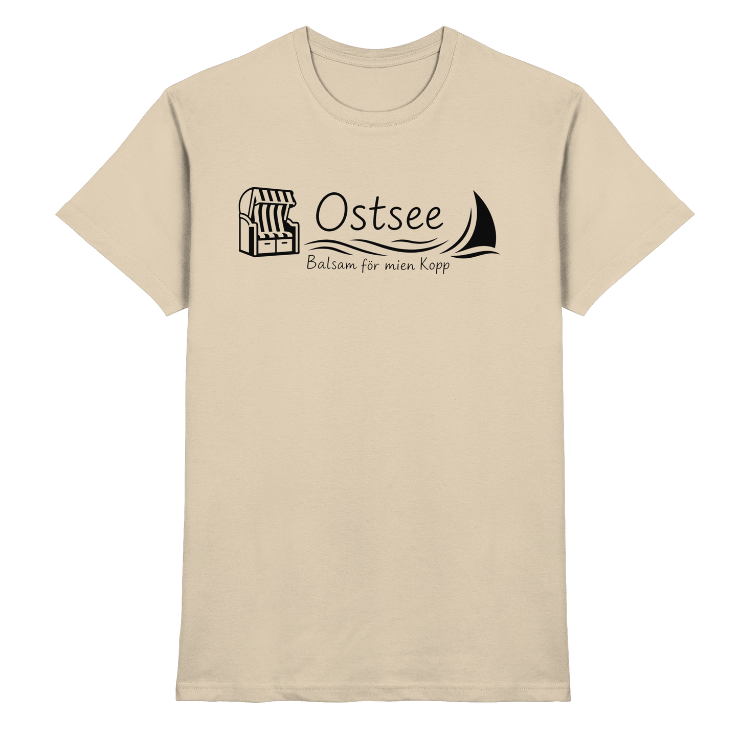 Ostsee – Balsam för mien Kopp - T-Shirt aus 100% Baumwolle