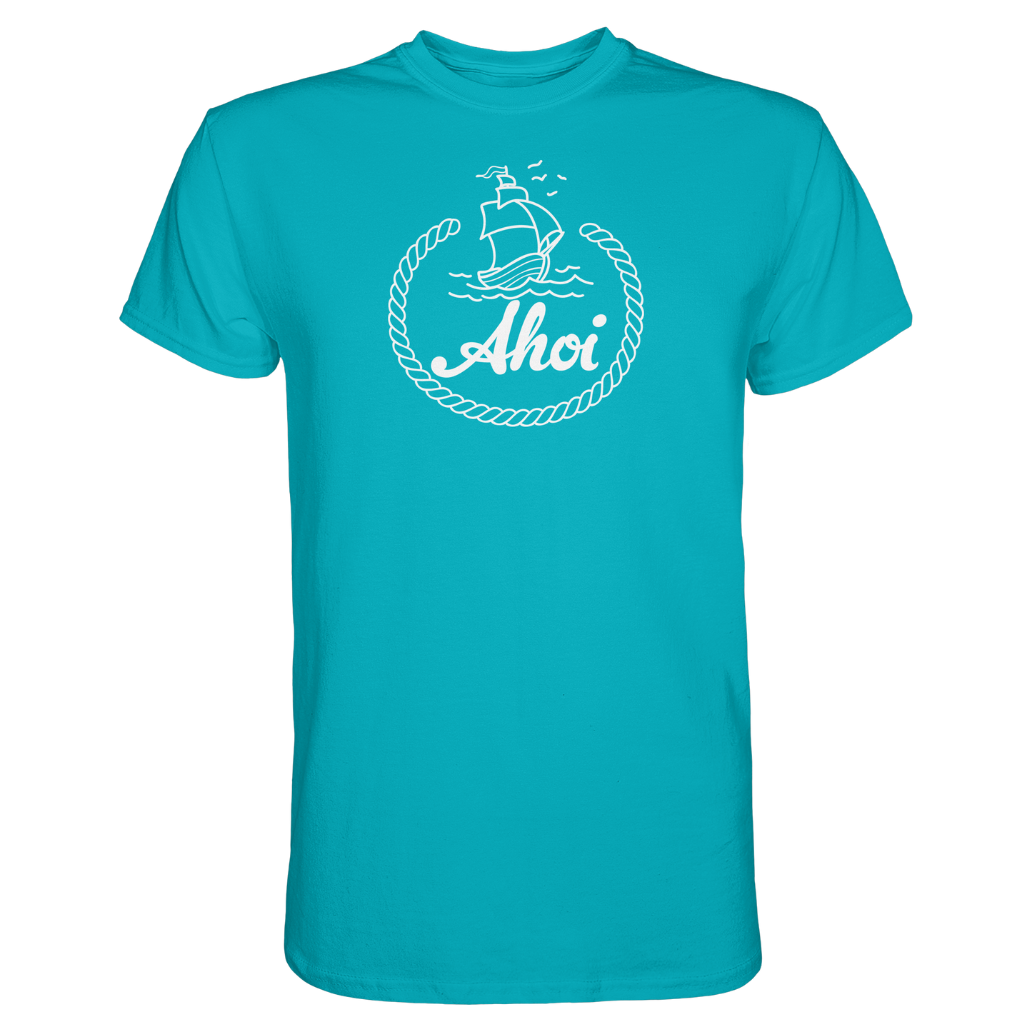 Ahoi - T-Shirt aus Baumwolle für Kapitäne & Küstenkinder