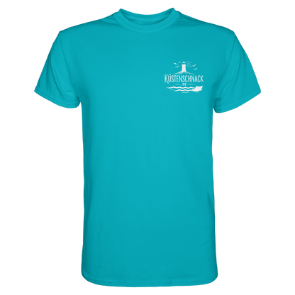 Echtes Küstenkind – Küstenschnack Shirt mit Brustlogo und Rückenprint