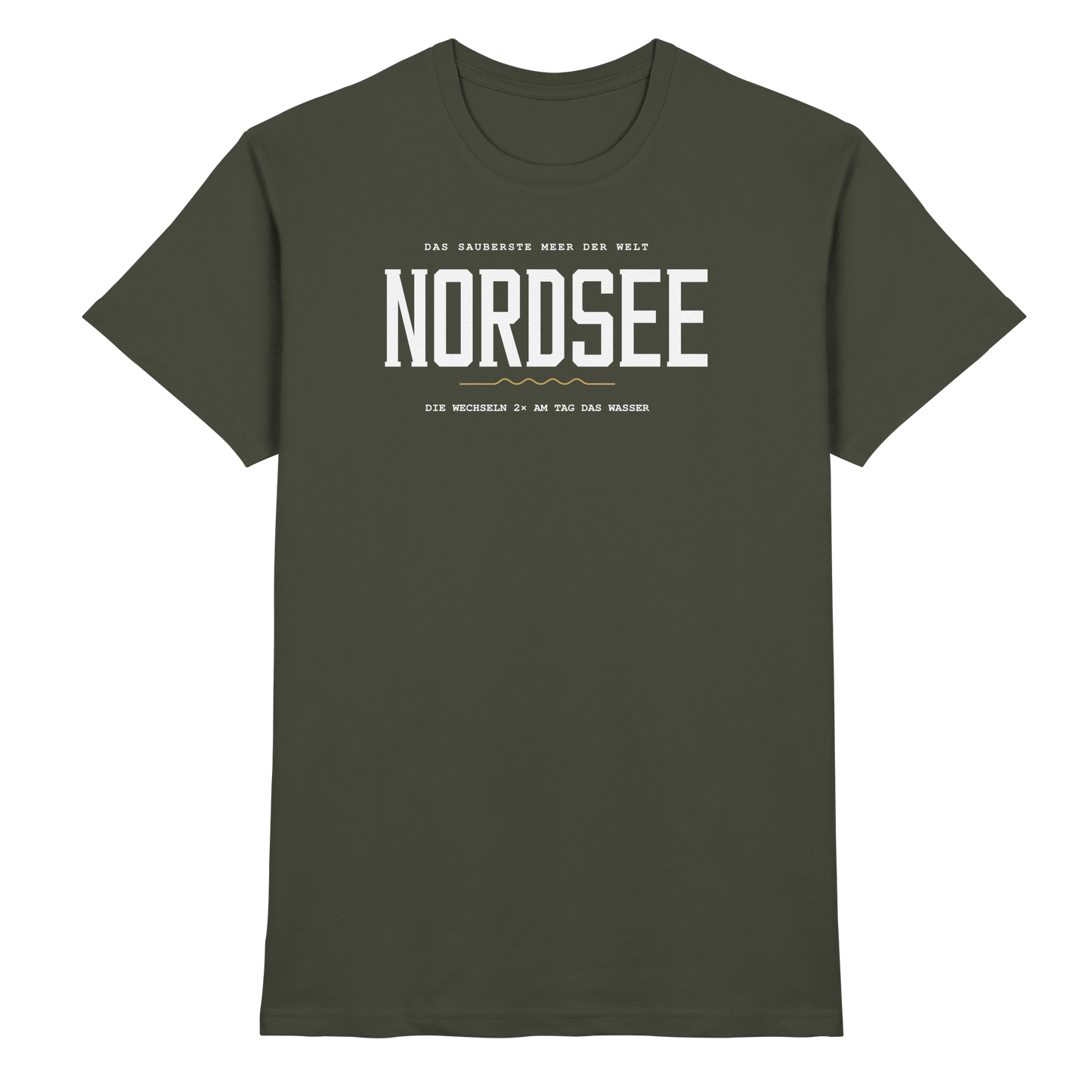Nordsee – Herren T-Shirt mit Ebbe-und-Flut-Spruch