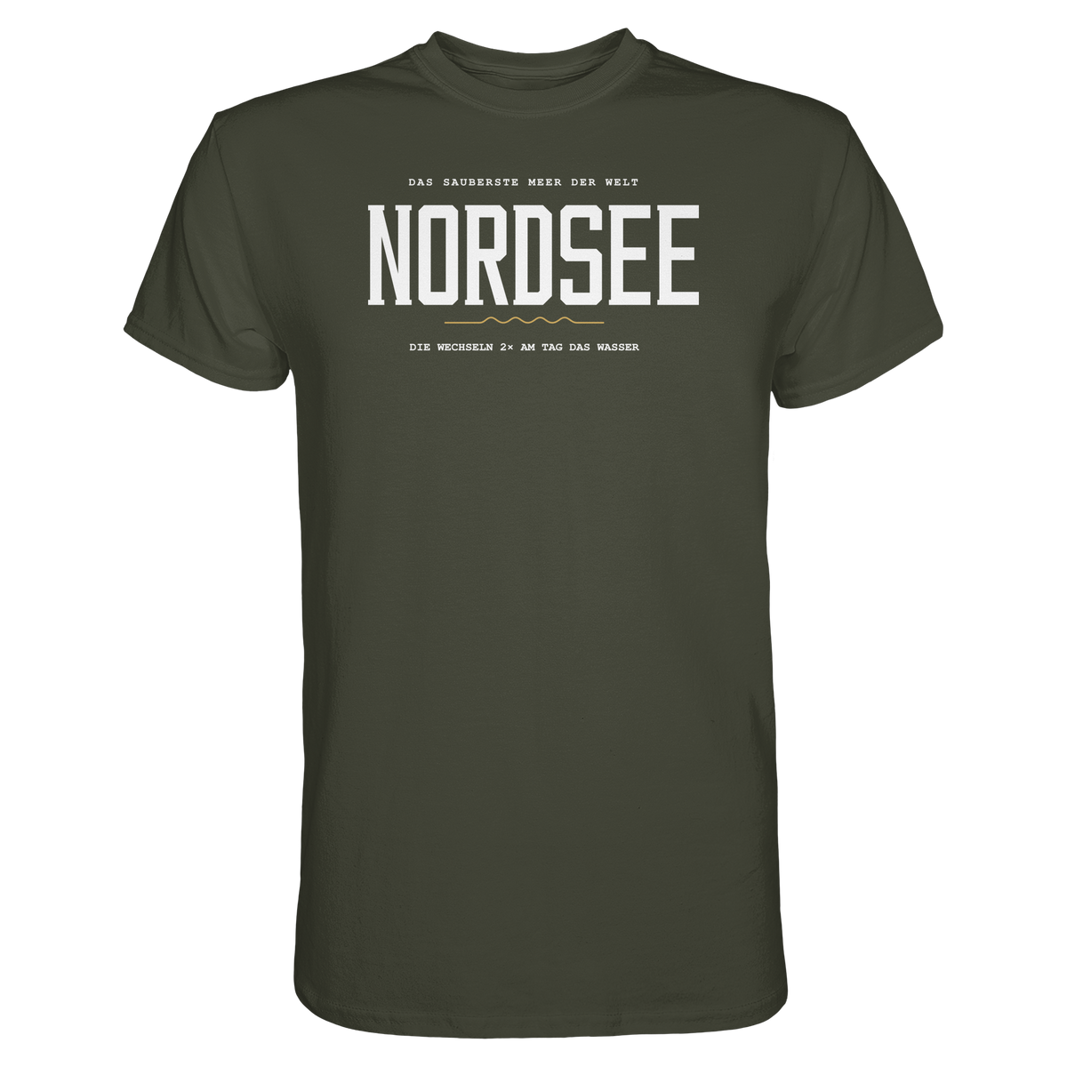 Nordsee – Herren T-Shirt mit Ebbe-und-Flut-Spruch