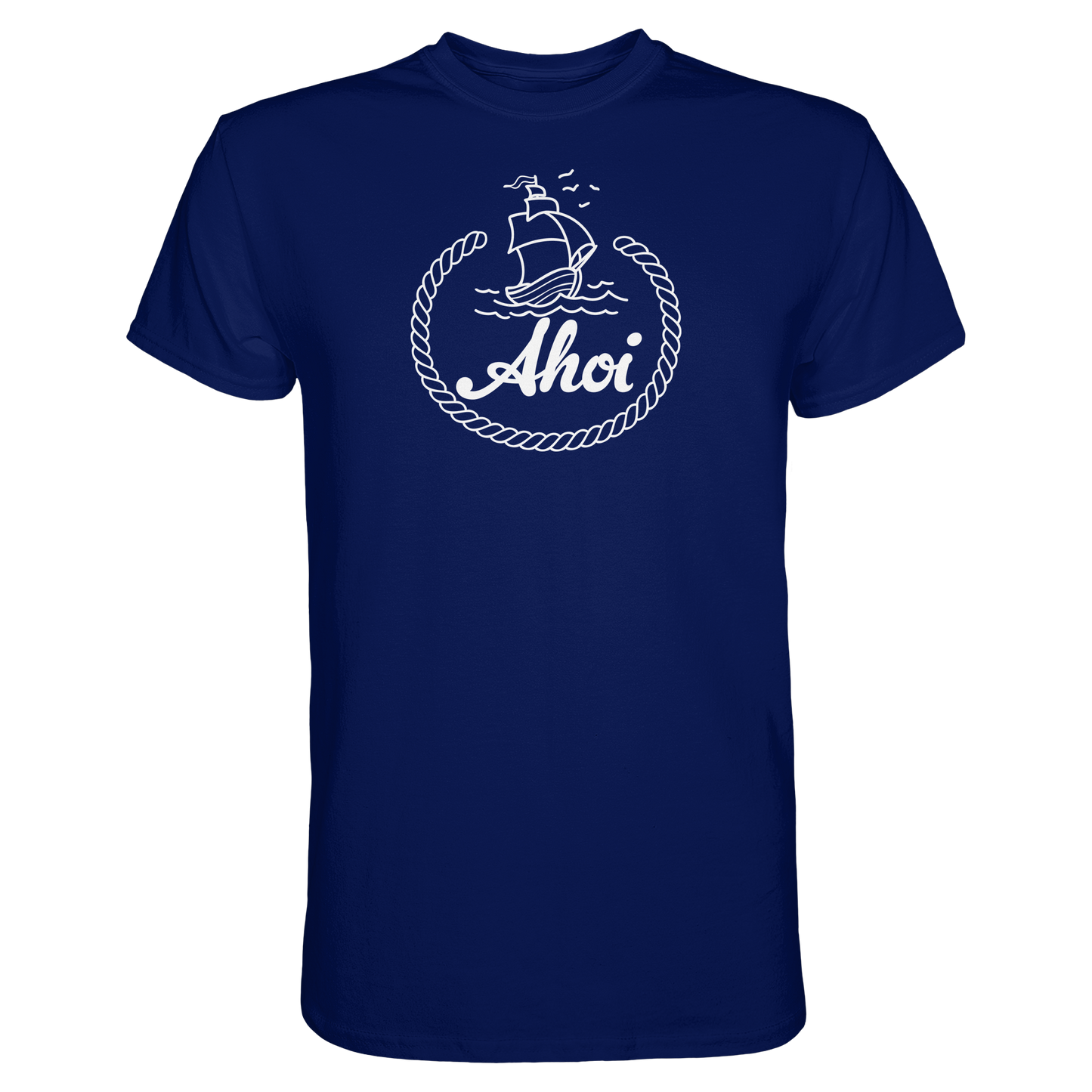 Ahoi - T-Shirt aus Baumwolle für Kapitäne & Küstenkinder