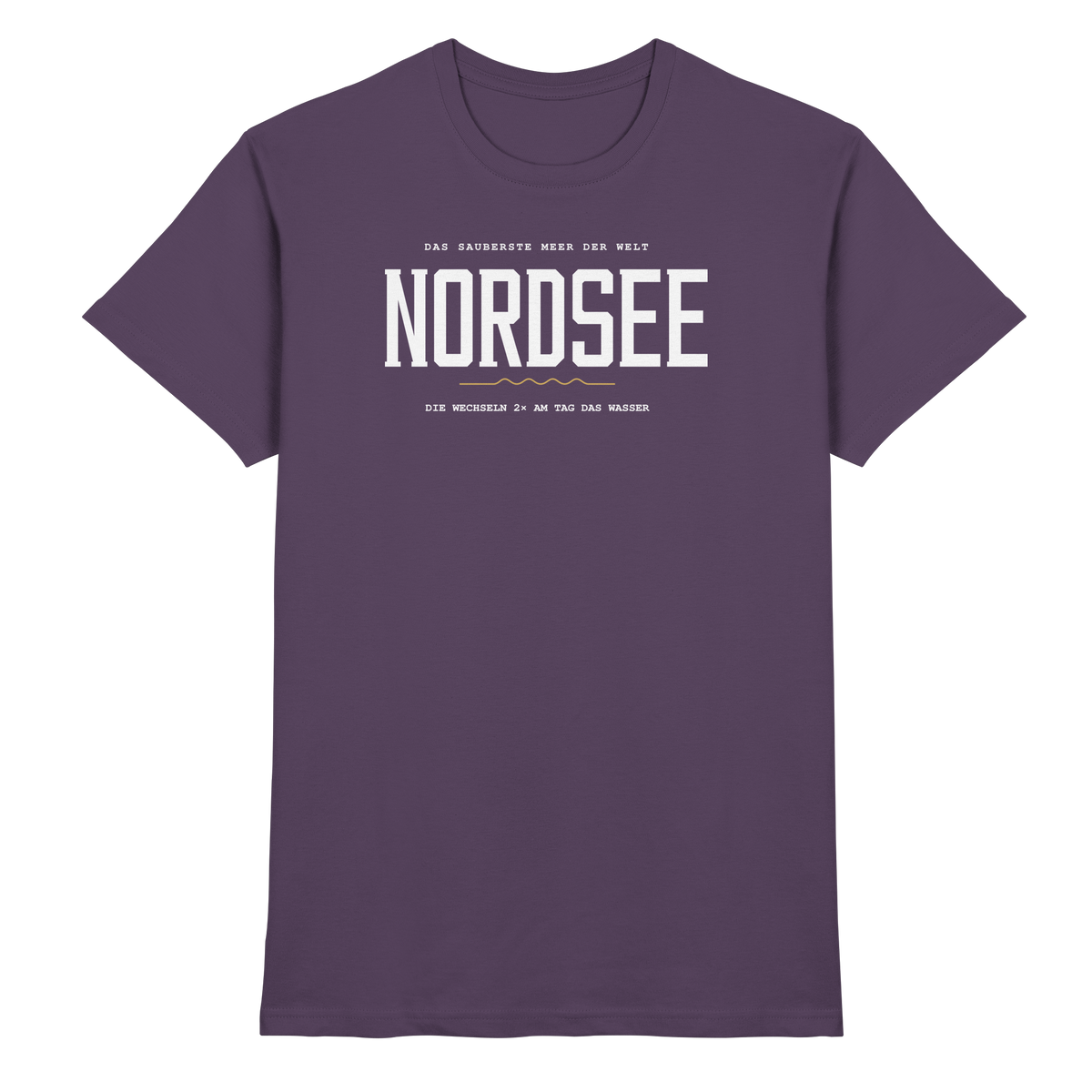 Nordsee – Herren T-Shirt mit Ebbe-und-Flut-Spruch