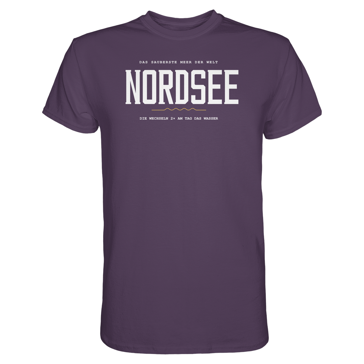Nordsee – Herren T-Shirt mit Ebbe-und-Flut-Spruch