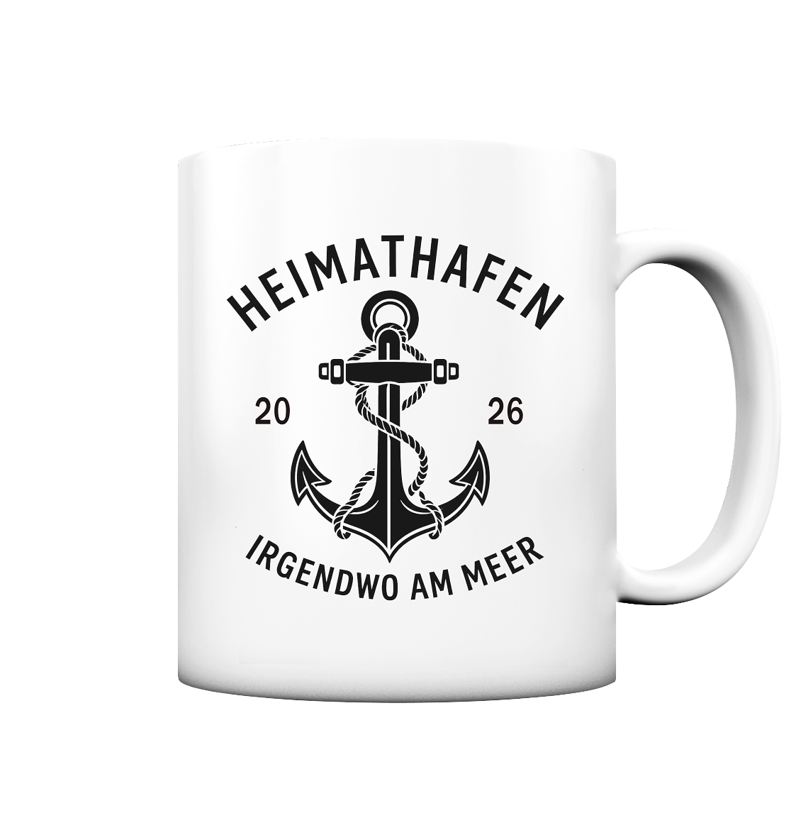 „Heimathafen 2026“ Küstenschnack – Dein massiver Keramikpott ohne viel Schi-Schi